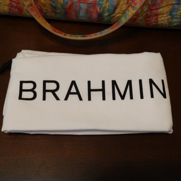 Brahmin Medium Asher Tote – Saltwater Taffy Melbourne Croc‑Embossed Leather NWT - Picture 6 of 7